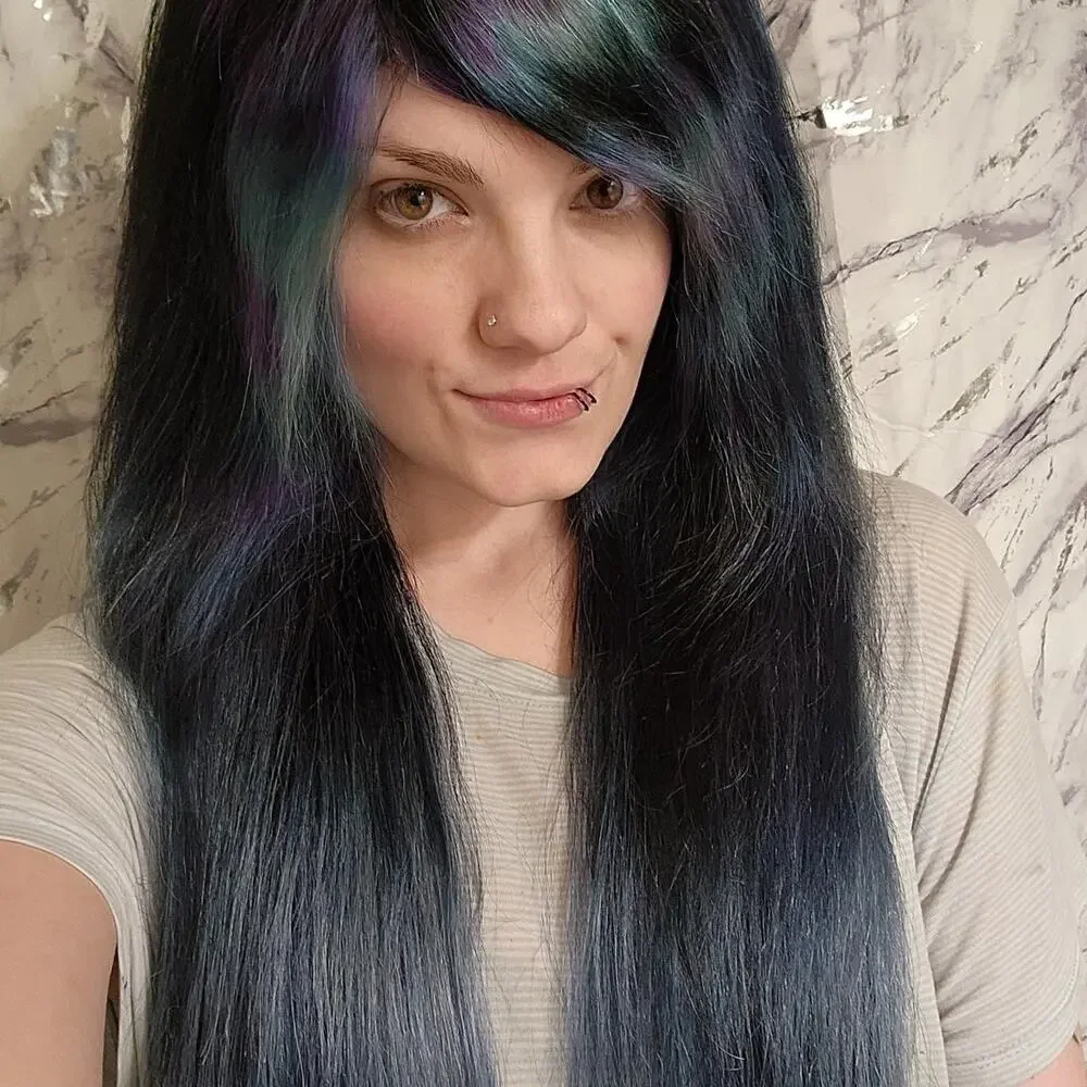 Crystal Mermaid Human Hair Scene Queen Wig